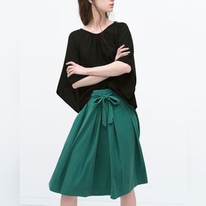 ZARA skirt S High-Waisted Flare